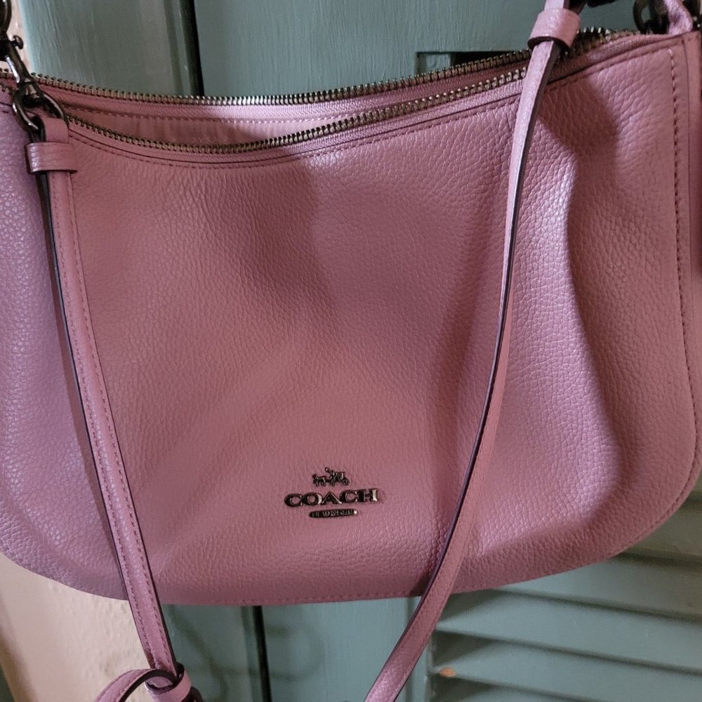 Leather Coach shoulder bag/hand bag